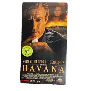 Havana VHS Robert Redford 1991 Drama Political Thriller R Movie